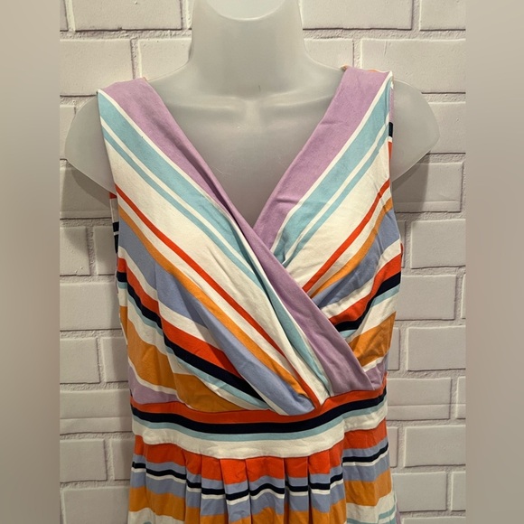 Lands' End Purple and Orange Sleeveless Sundress/size S - Picture 5 of 8